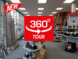 Virtuele 360° tour showroom Roermond